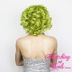 Short 20cm Evergreen Synthetic Lace-Front Wig