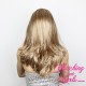 Medium 40cm Straight Latte Synthetic Lace-Front Wig