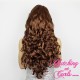 Long 60cm Brown Eyed Girl Synthetic Lace-Front Wig