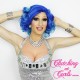 Short 20cm Azure Synthetic Lace-Front Wig