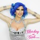 Short 20cm Azure Synthetic Lace-Front Wig