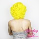 Short 20cm Gaga Yellow Synthetic Lace-Front Wig