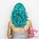 Medium 40cm Gaga Blue Synthetic Lace-Front Wig