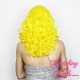 Medium 40cm Gaga Yellow Synthetic Lace-Front Wig