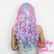 Long 60cm My Little Secret Synthetic Lace-Front Wig