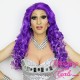 Long 60cm Berry Delight Synthetic Lace-Front Wig
