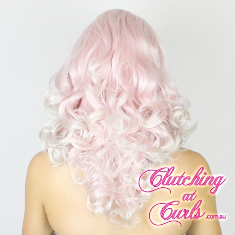 Medium 40cm Platinum Pink Synthetic Extension