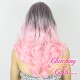 Medium 45cm Pink Ombré Synthetic Extension